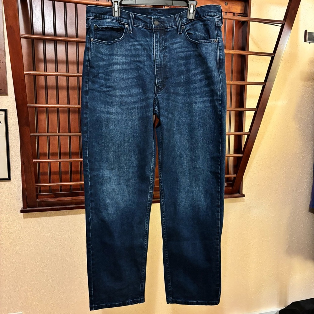 Levi's Deep Blue Straight Leg Jeans